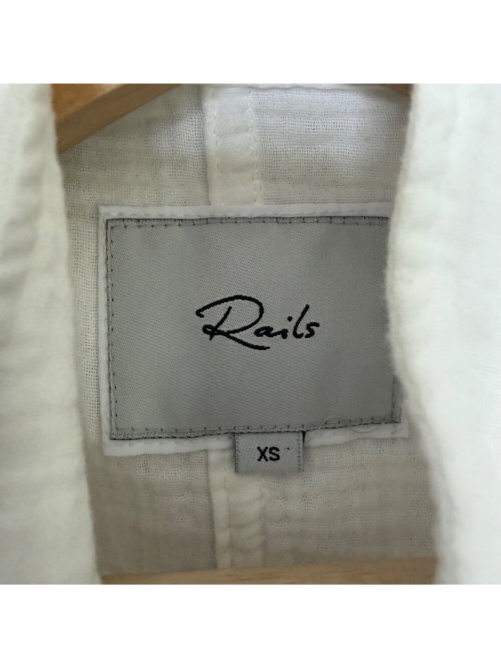 RAILS collins gauze jacket in white size XS - Picture 6 of 9